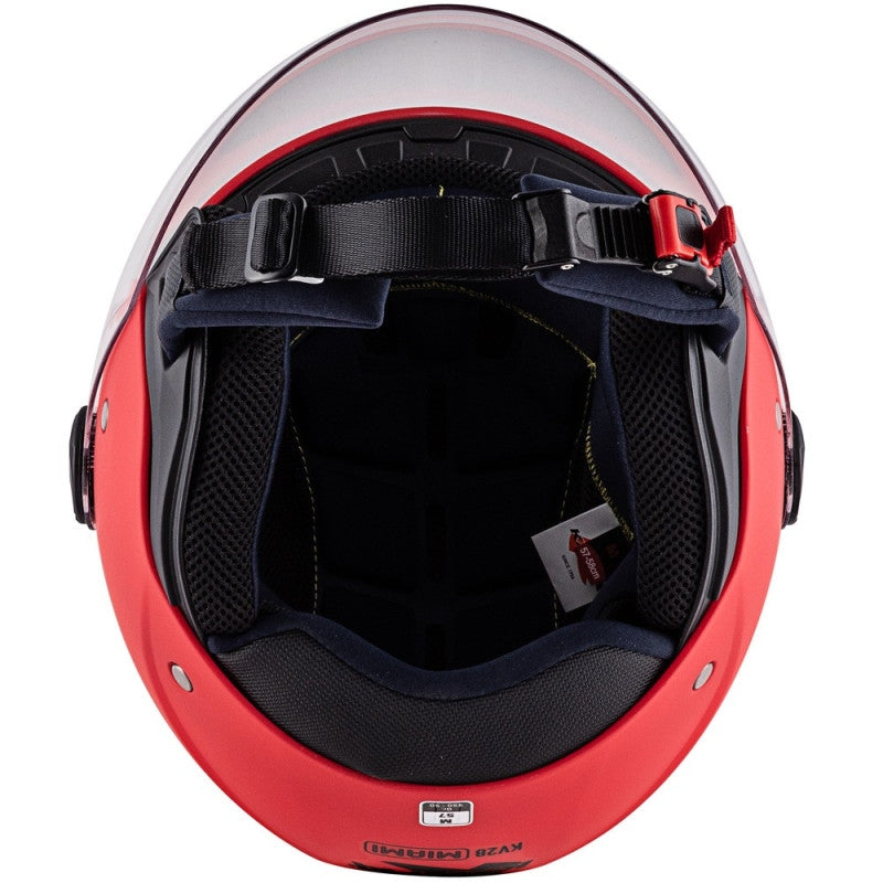 KAPPA - CASCO DJET KV28/MIAMI C/VLD/BASIC ROJO