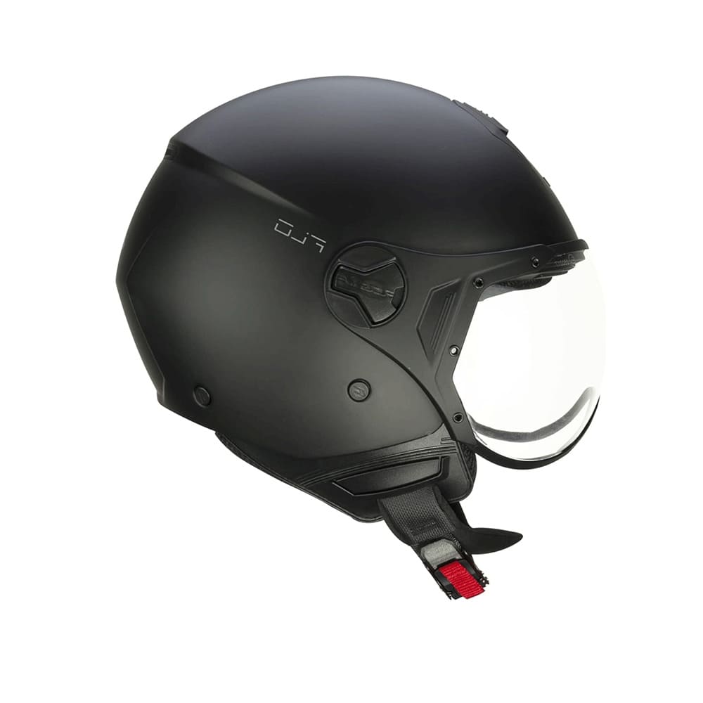 CGM 167A FLO MONO Moto Jet Casco Negro Mate