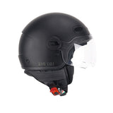 CGM 191A PIX MONO ABIERTO Moto Casco Negro Mate