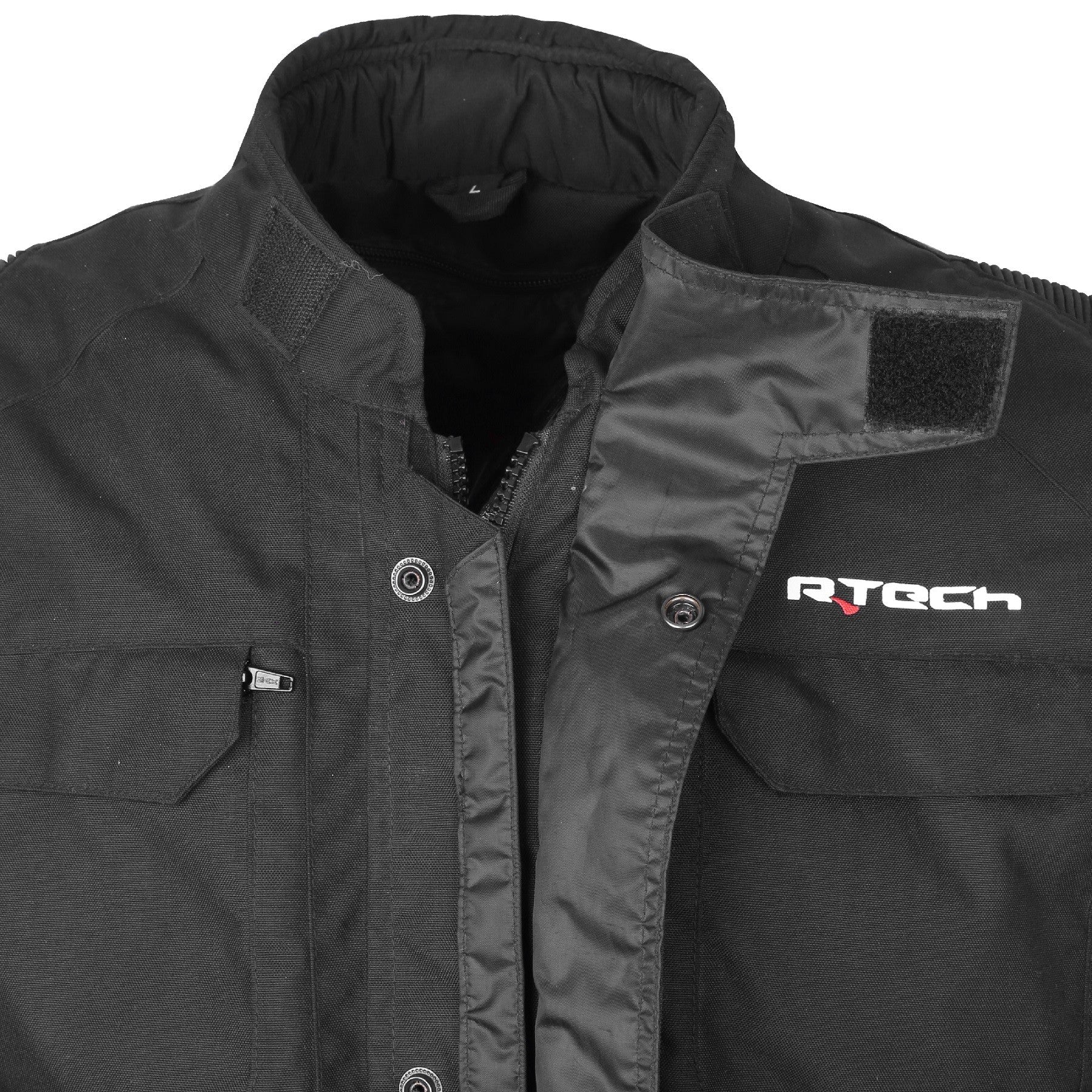 R-TECH - Chaqueta Textil Temis Negro