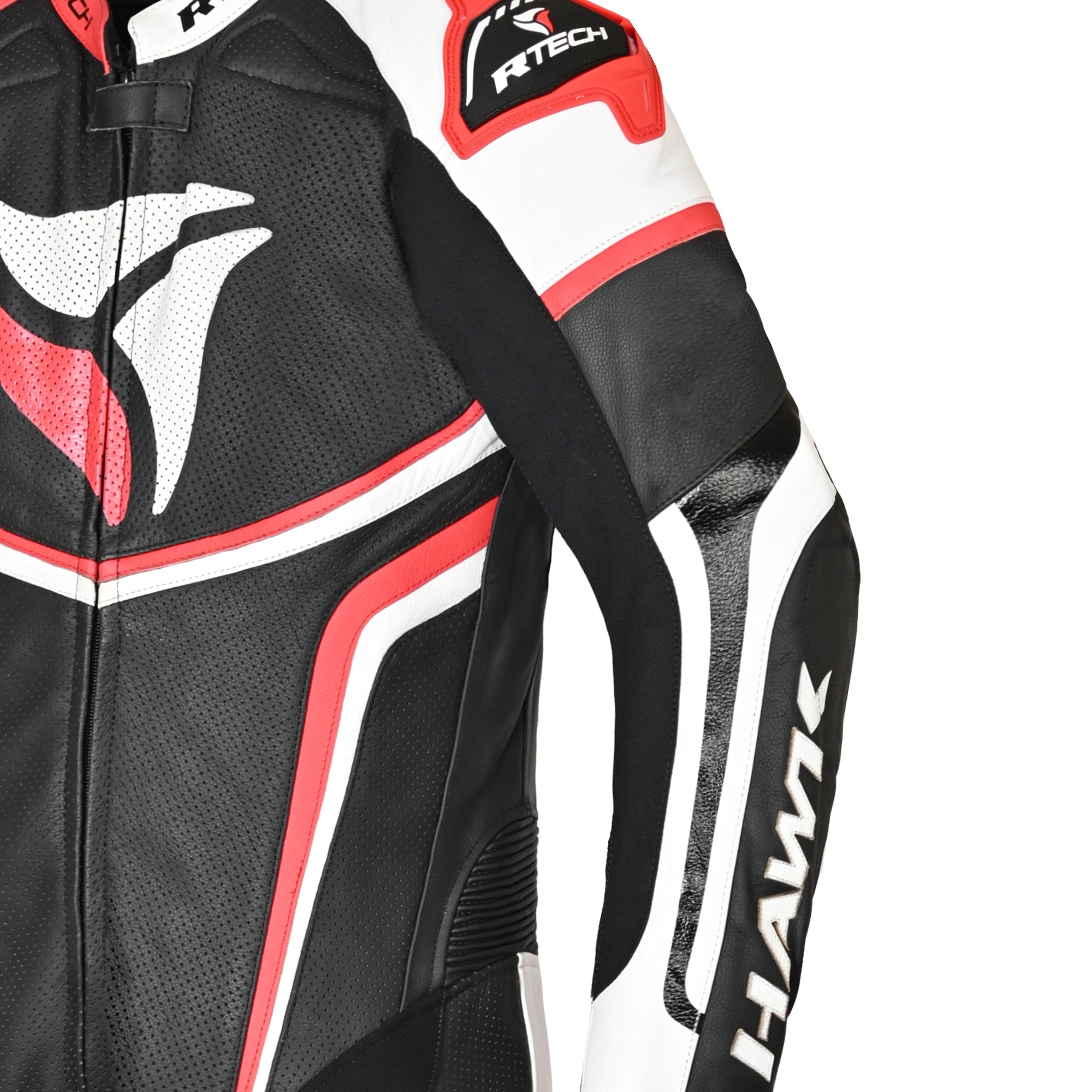 R-TECH -Mono 1 PC Hawk Negro/Blanco/Rojo