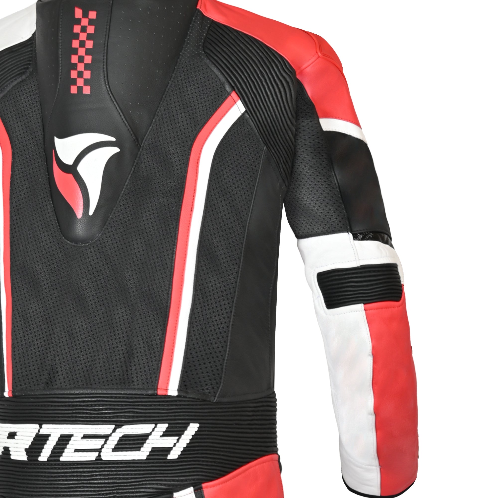 R-TECH -Mono 1 PC Hawk Negro/Blanco/Rojo