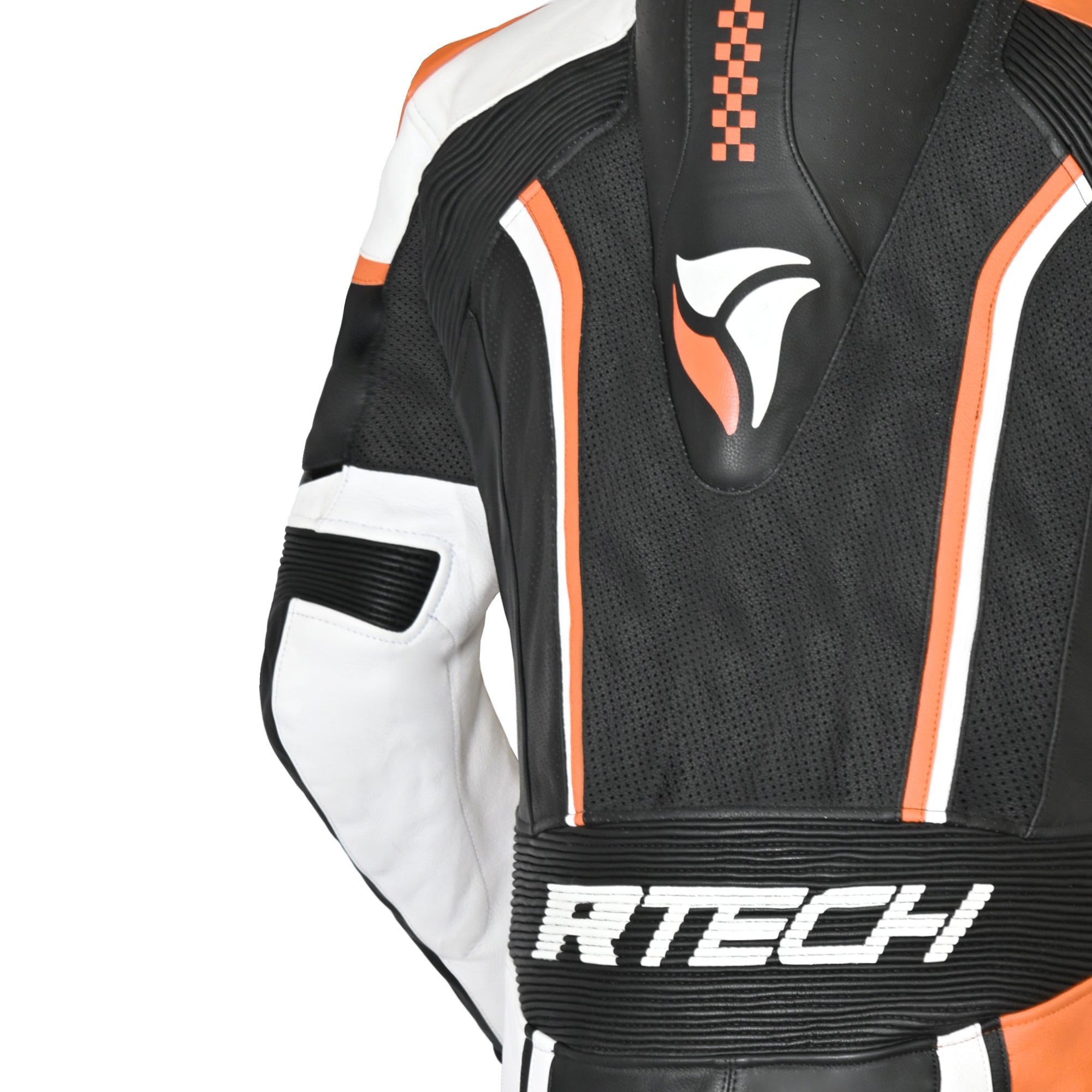 R-TECH -Mono 1 PC Hawk Negro/Blanco/Naranja