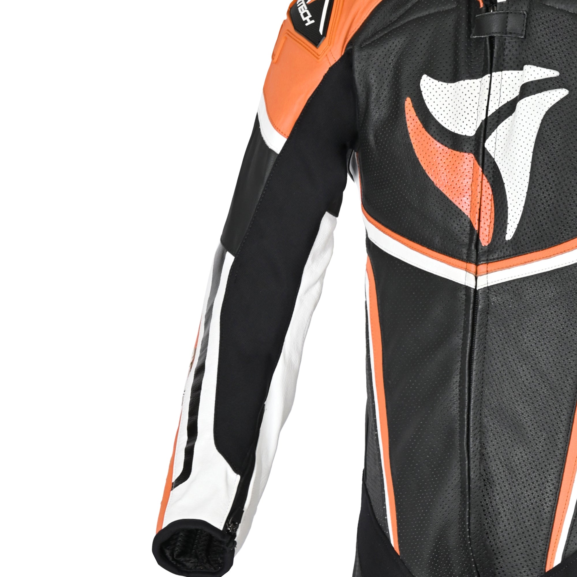 R-TECH -Mono 1 PC Hawk Negro/Blanco/Naranja