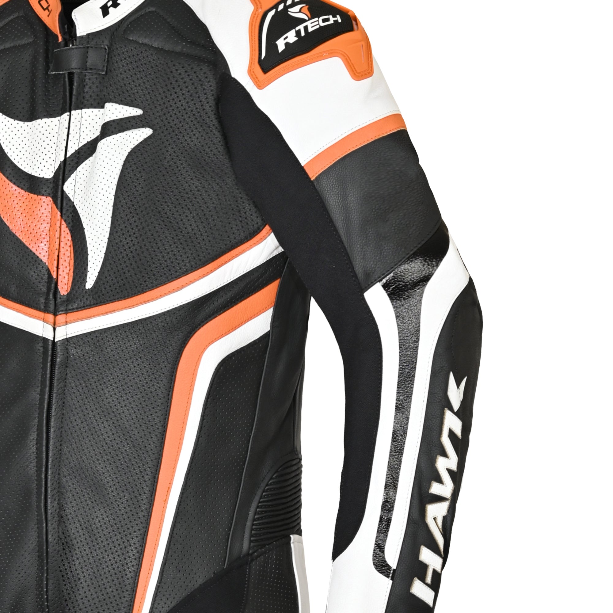 R-TECH -Mono 1 PC Hawk Negro/Blanco/Naranja