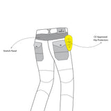 BELA - Pantalón Textil Alpha (MXD-404) Azul Denim