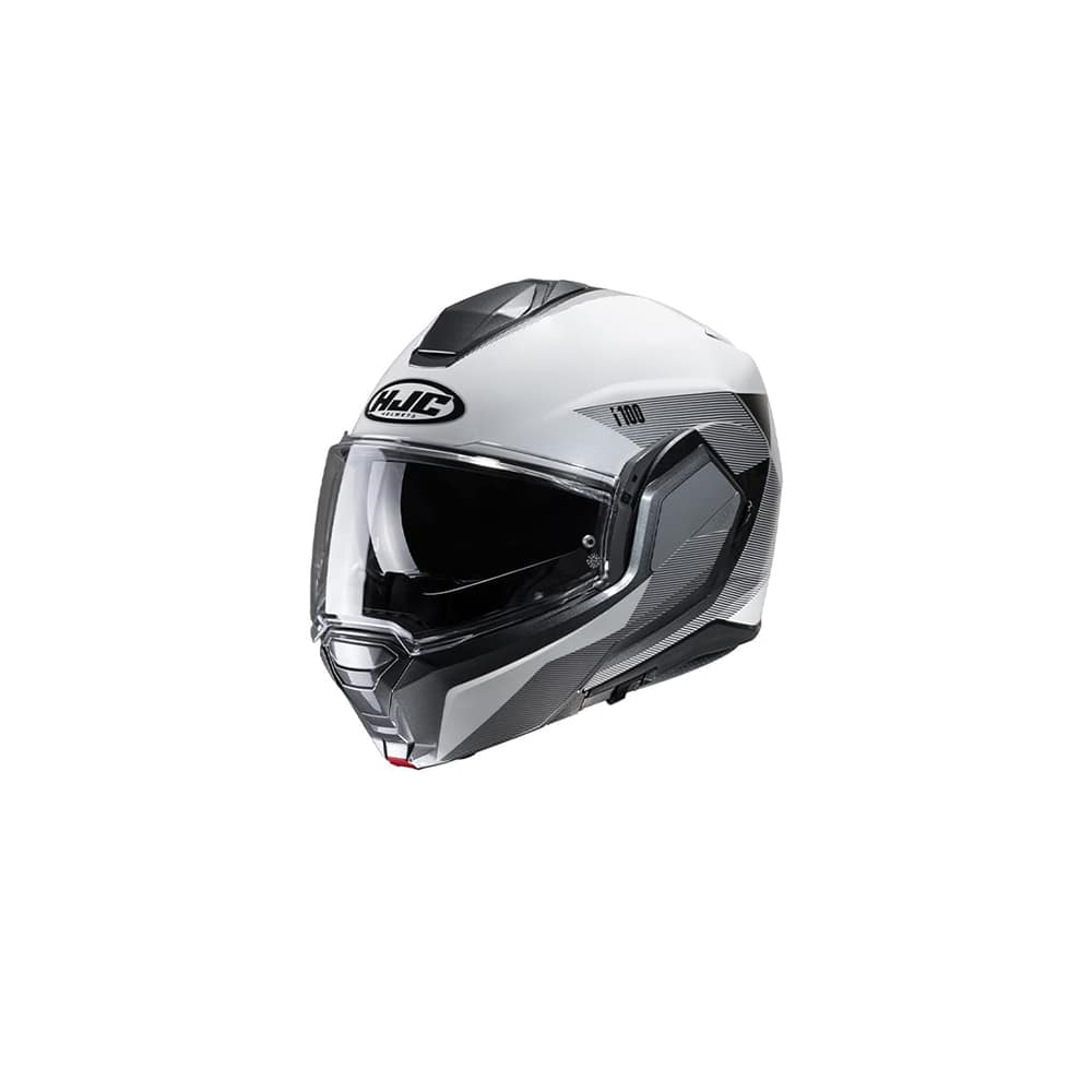 HJC- I100 BESTON MC5 casco integral modular  negro gris