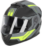 ACERBIS - CAPACETE MODULAR SEREL 22.06 Preto/Amarelo Fluo