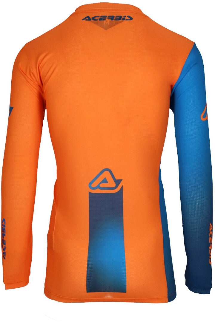 ACERBIS - CAMISETA MX J-TRACK SEVEN ARANCIO/BLU