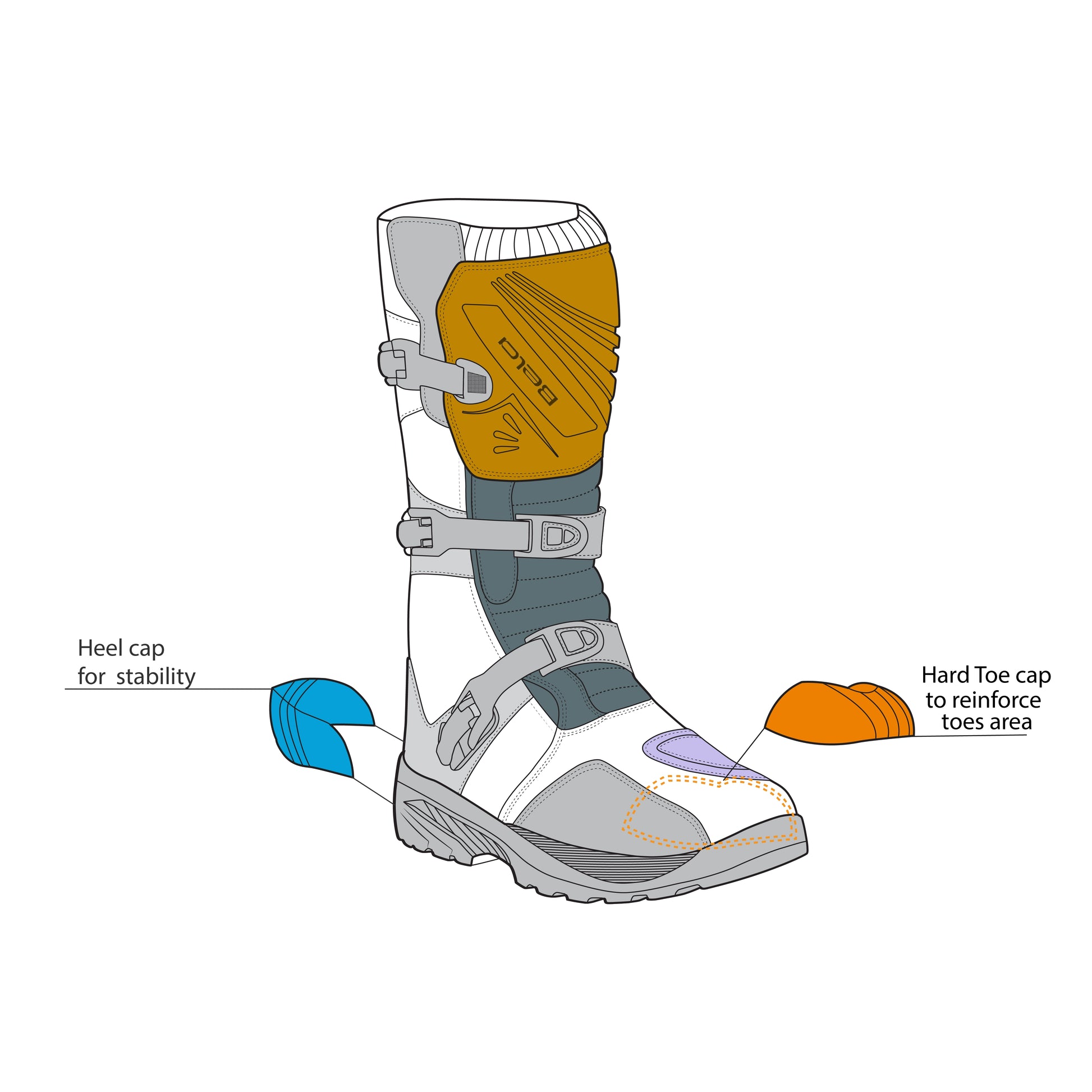 BELA - Botas Piel Senior WP Marrón - BOTAS