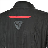 R-TECH Chaqueta Textil Knight Rider (Long) Negro/Antracita/Rojo