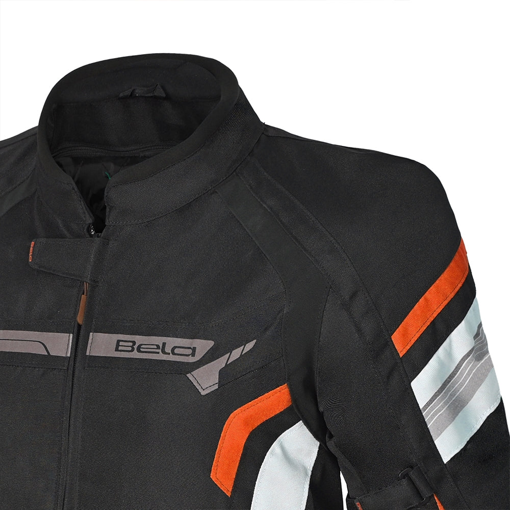 BELA-Chaqueta HighLand Man Negro/Blanco/Naranja