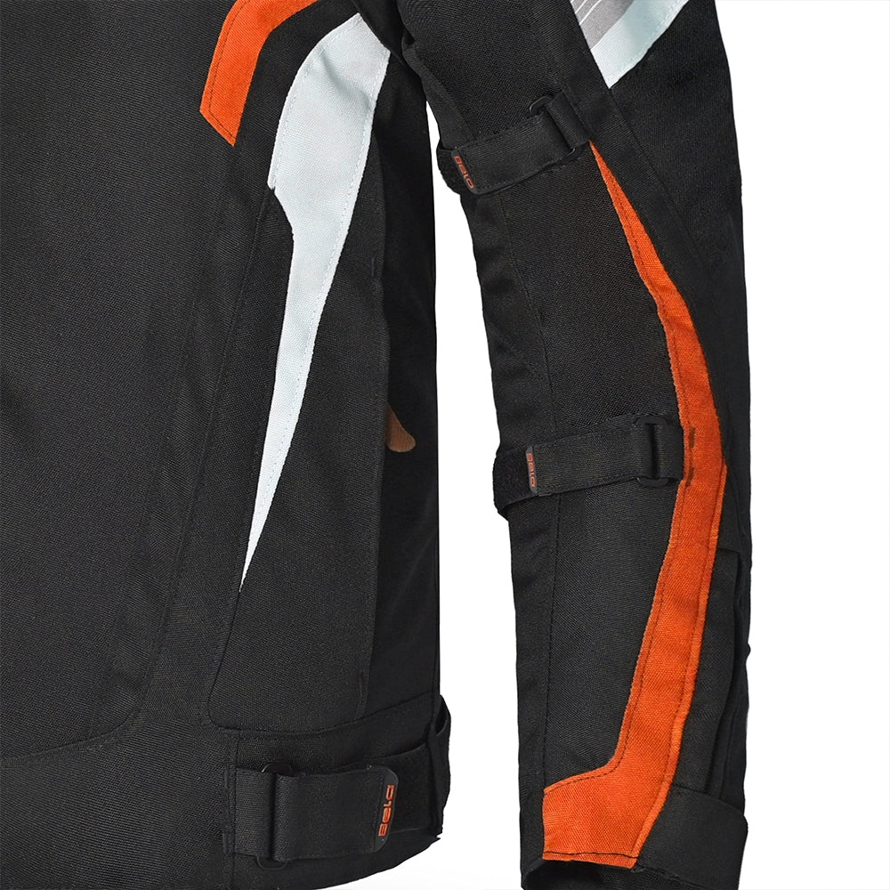 BELA-Chaqueta HighLand Man Negro/Blanco/Naranja