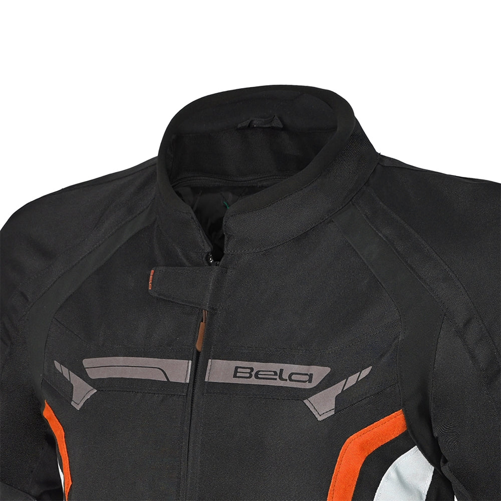 BELA-Chaqueta HighLand Man Negro/Blanco/Naranja