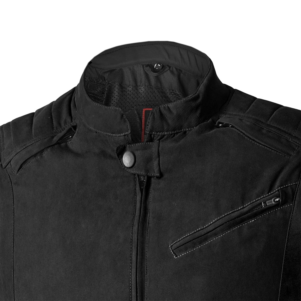 BELA - Chaqueta Textil Logan Man Negro