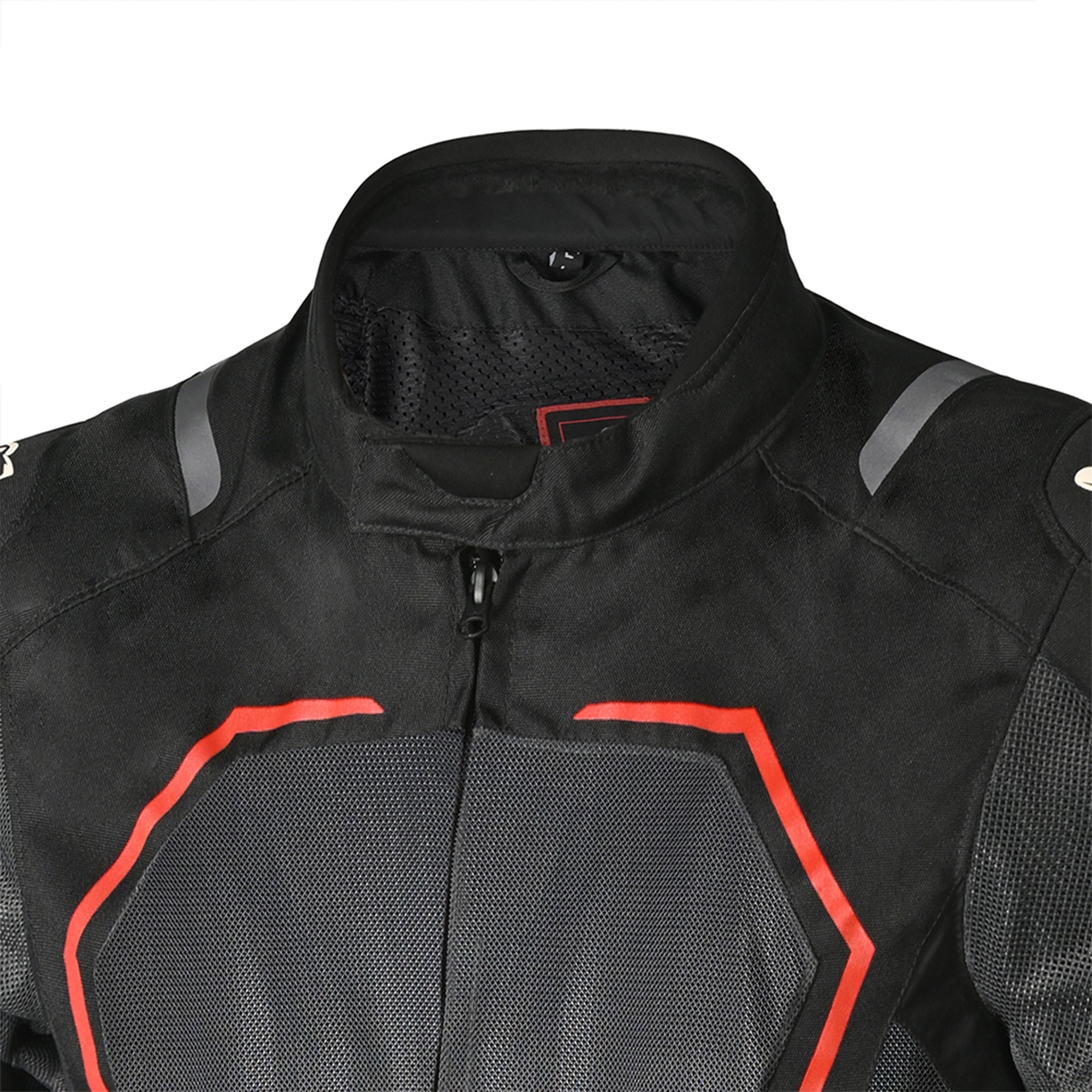 BELA - Chaqueta Textil Artrex Negro/Gris/Rojo