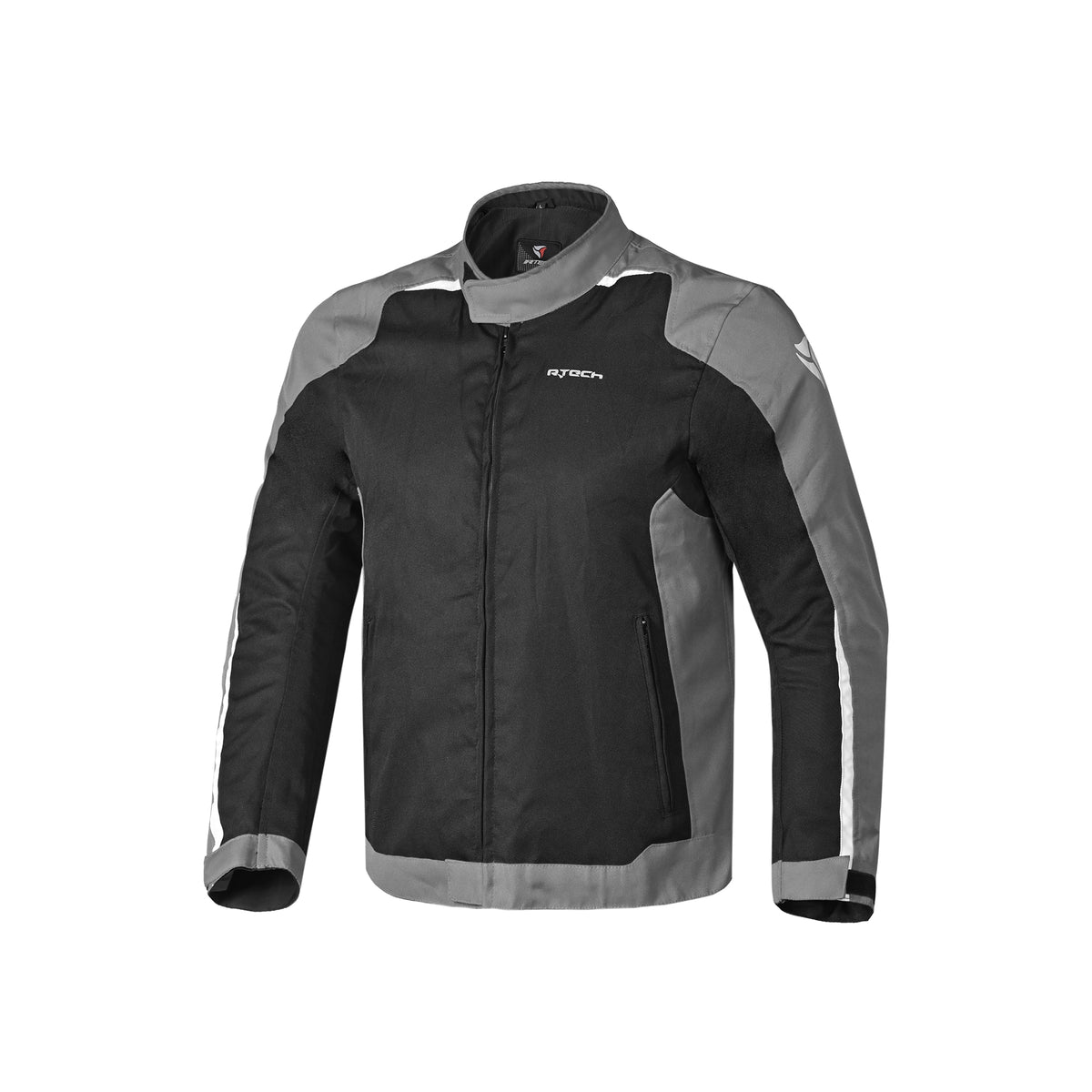 R-TECH - Chaqueta Textil Motril Negro/Gris