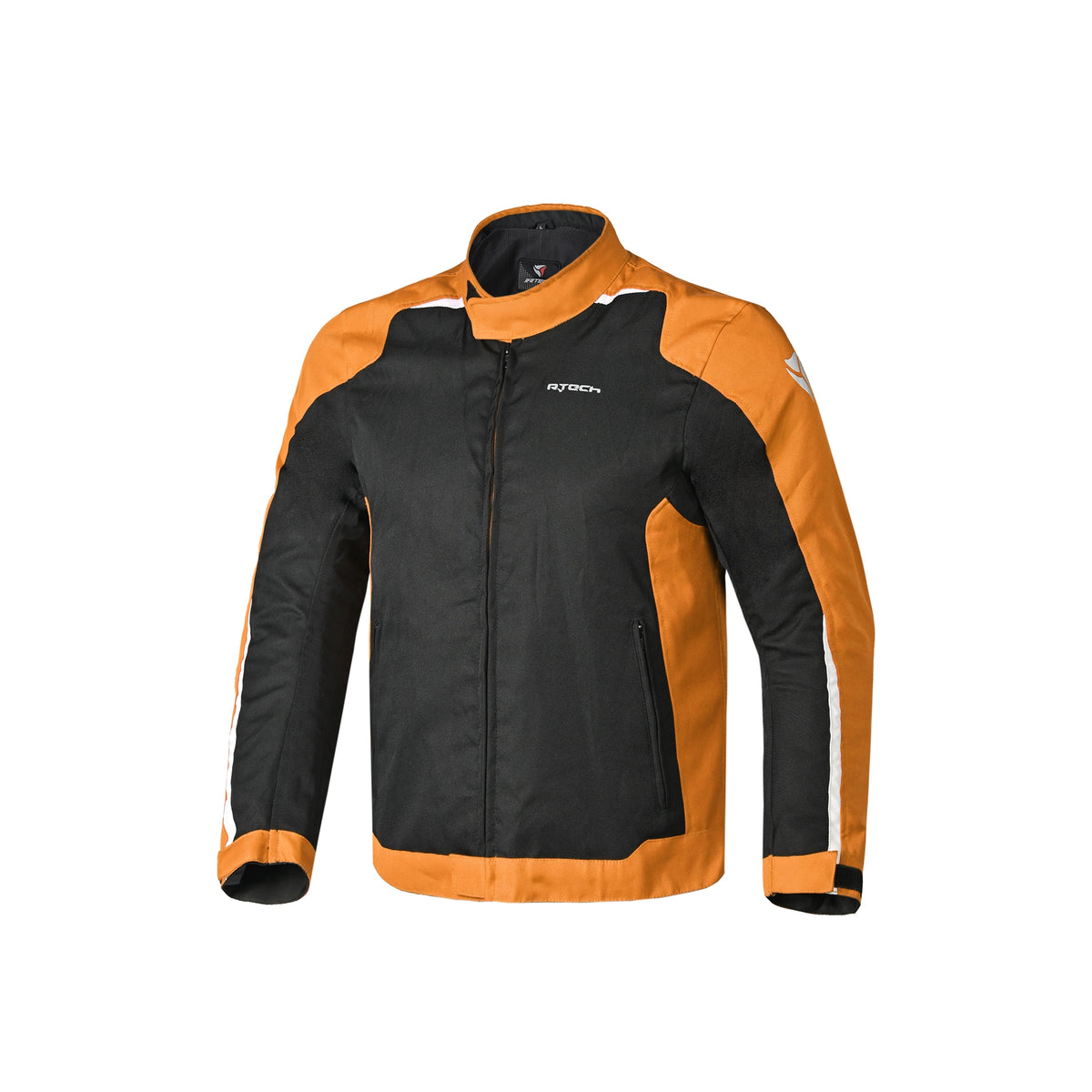 R-TECH - Chaqueta Textil Motril Negro/Naranja