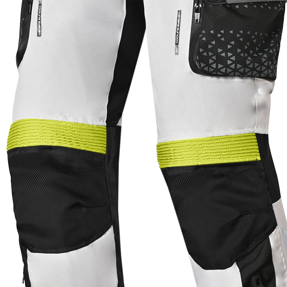 BELA - Pantalón Crossroad Extreme WP Hielo/Gris/Amarillo Fluor