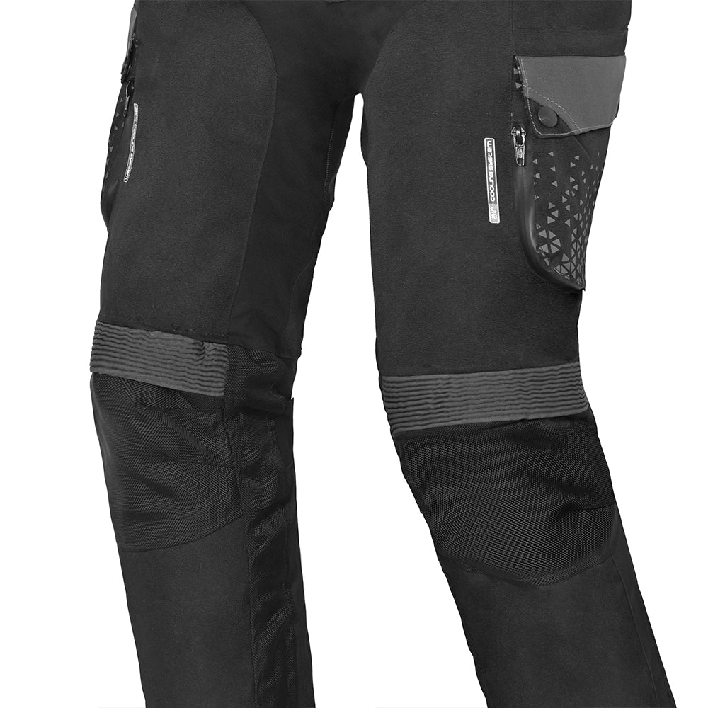 BELA - Pantalón Textil Crossroad Extreme WP Negro/Antracita