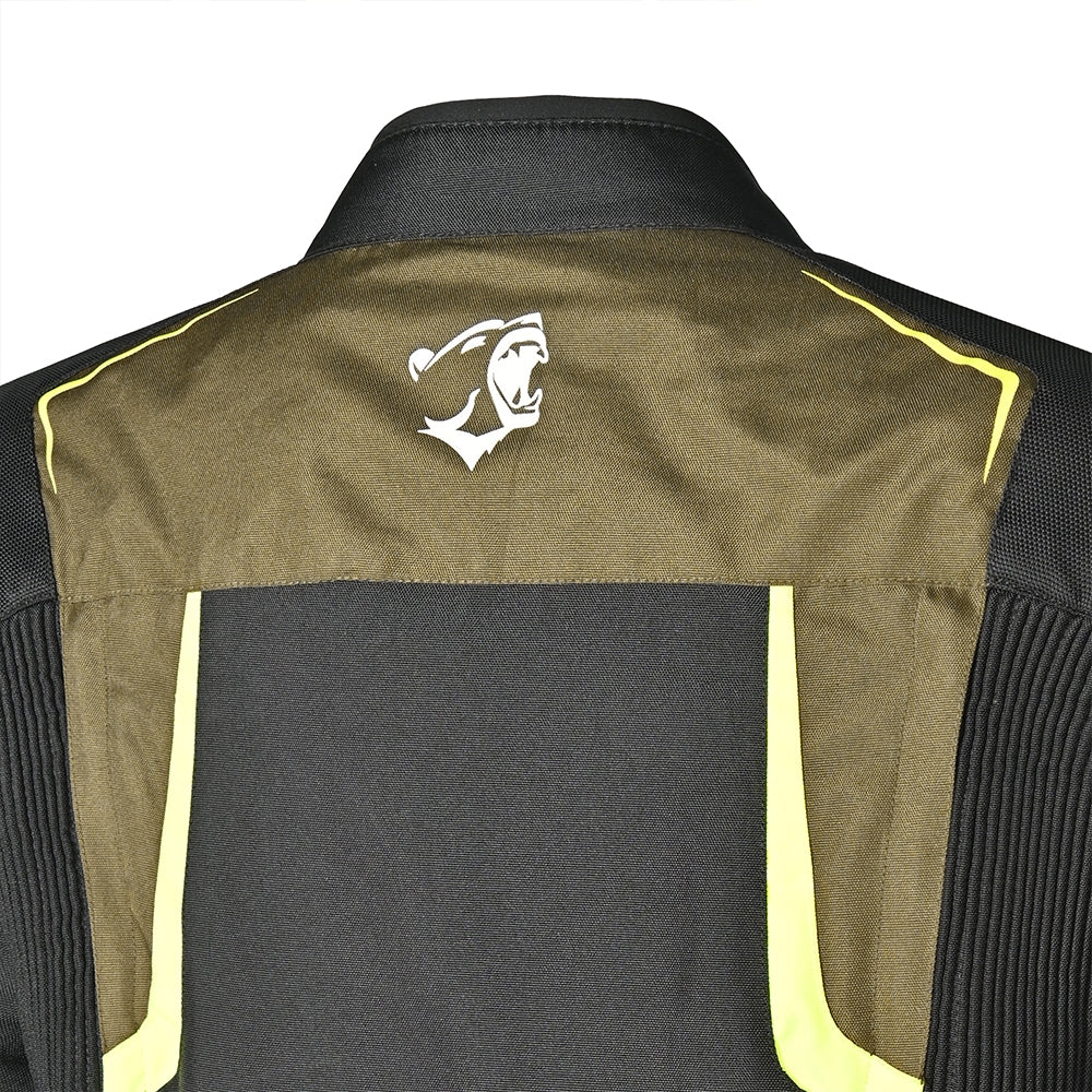 BELA - Chaqueta Textil Watson Negro/Caqui/Amarillo/Blanco