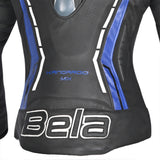 BELA - Chaqueta Piel Rocket lady Negro/Azul