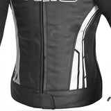 BELA - Chaqueta Piel Rocket lady Negro/Blanco