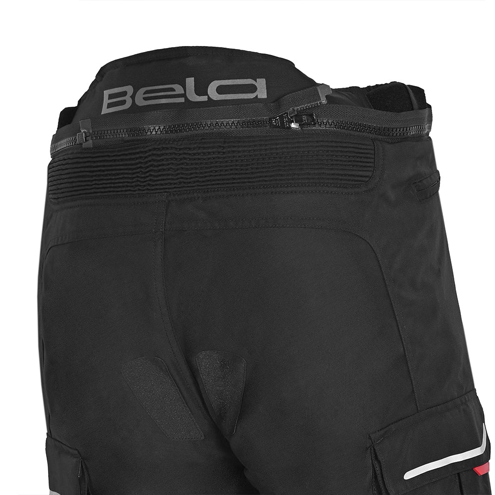 BELA - Pantalón Textil Transformer Negro/Antracita