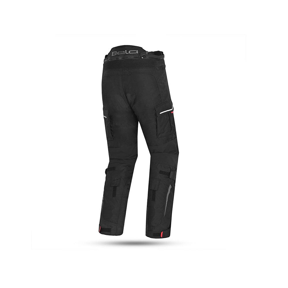 BELA - Pantalón Textil Transformer Negro/Antracita