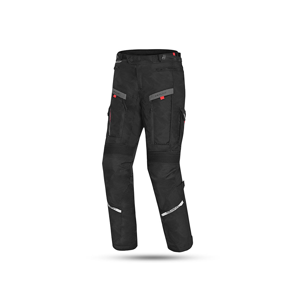 BELA - Pantalón Textil Transformer Negro/Antracita