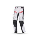 BELA - Pantalón Textil Transformer Gris/Negro/Rojo