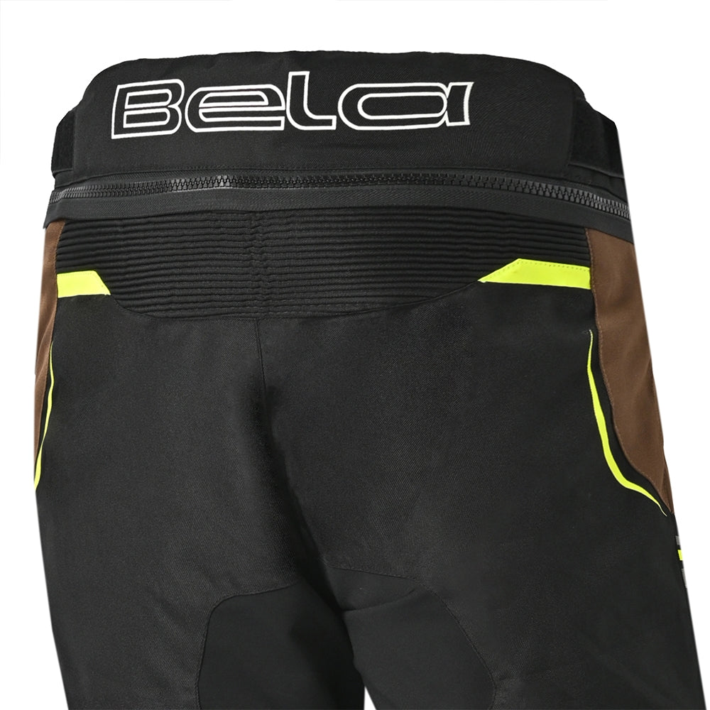 BELA - Pantalón Textil Watson Negro/Marrón/Amarillo/Blanco