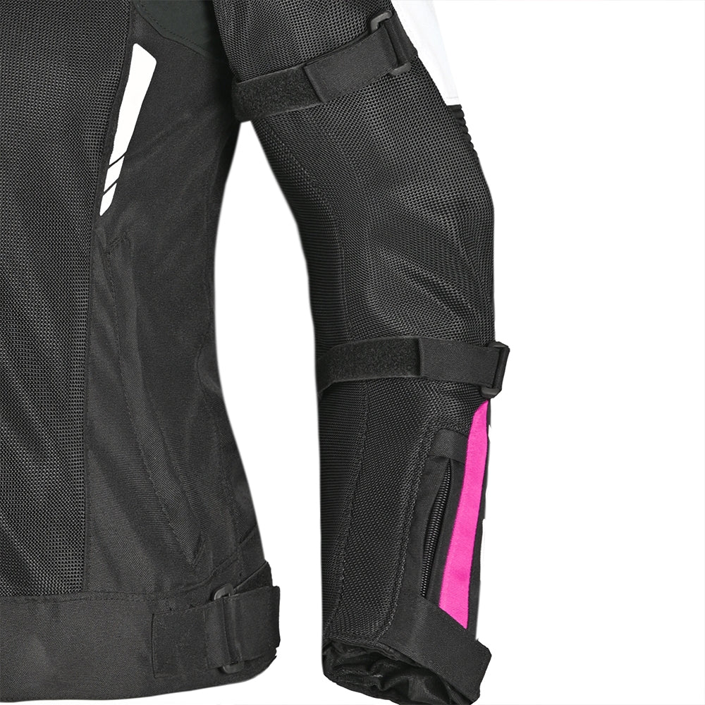 BELA - Chaqueta Textil Sprinter Lady Negro/Rosa