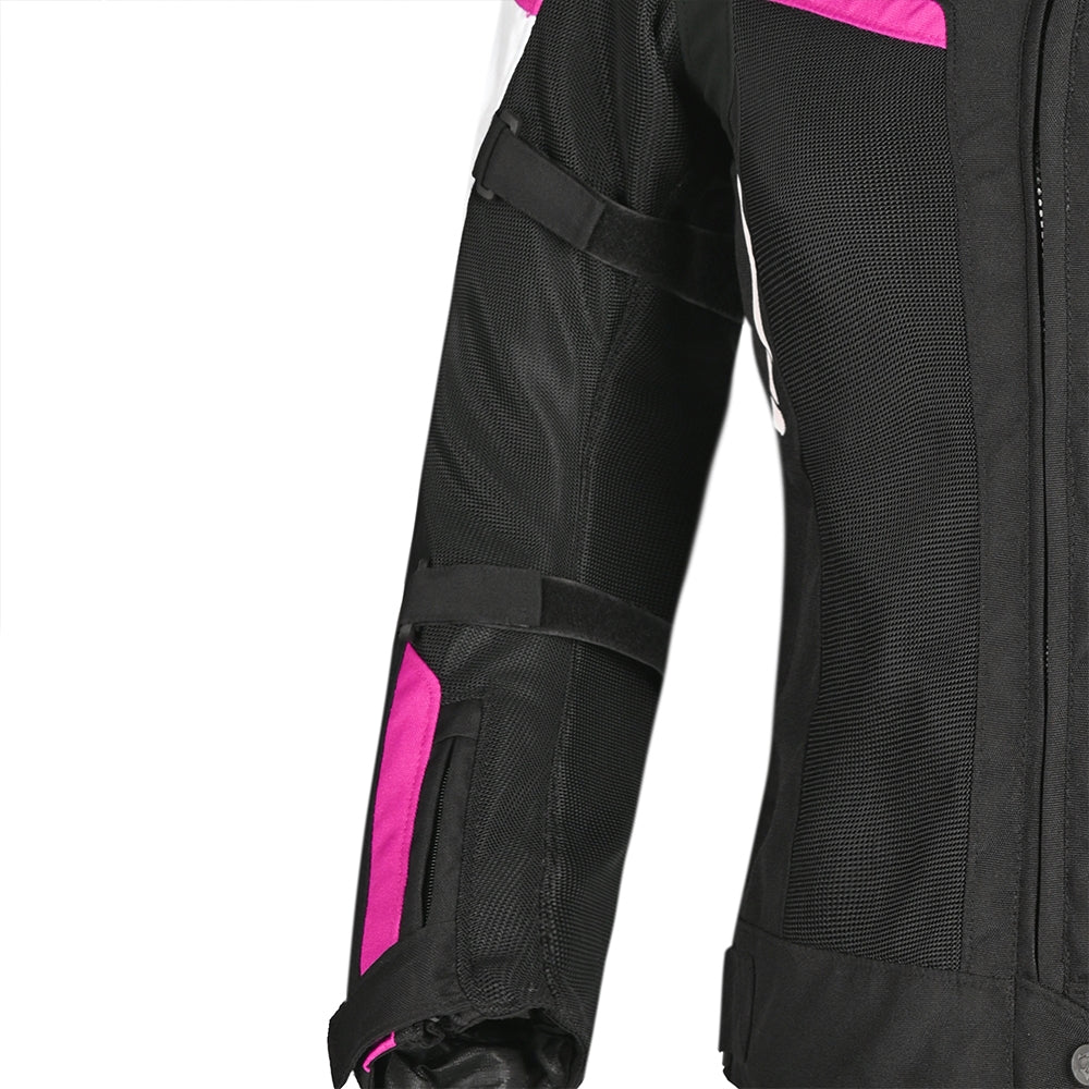 BELA - Chaqueta Textil Sprinter Lady Negro/Rosa