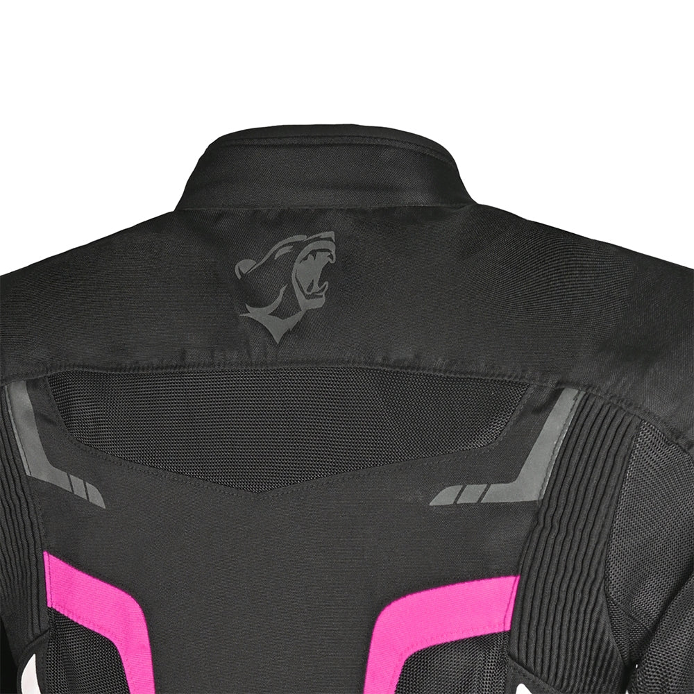 BELA - Chaqueta Textil Sprinter Lady Negro/Rosa