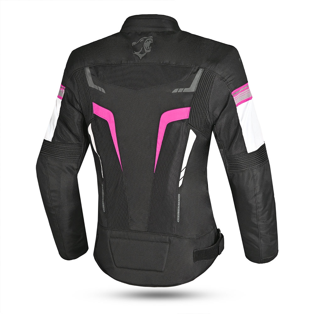 BELA - Chaqueta Textil Sprinter Lady Negro/Rosa