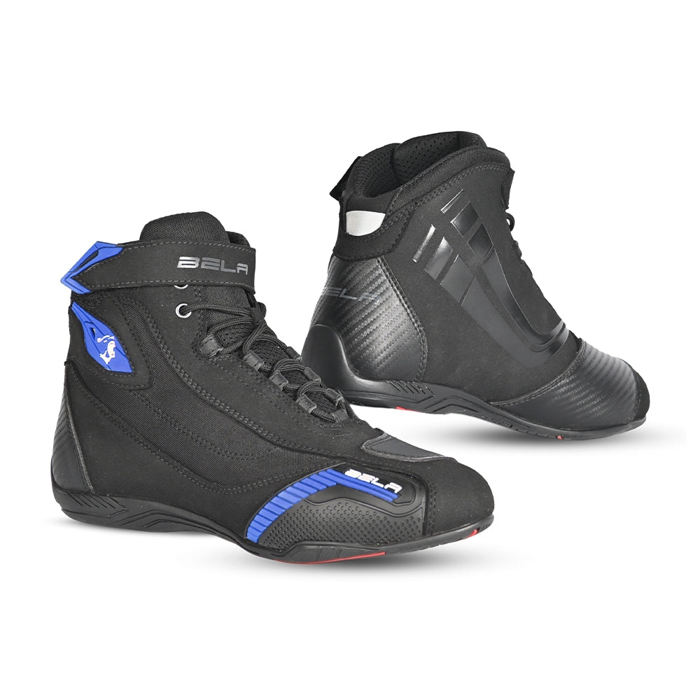 BELA  - Botas Piel Kiva Man  Negro/Azul