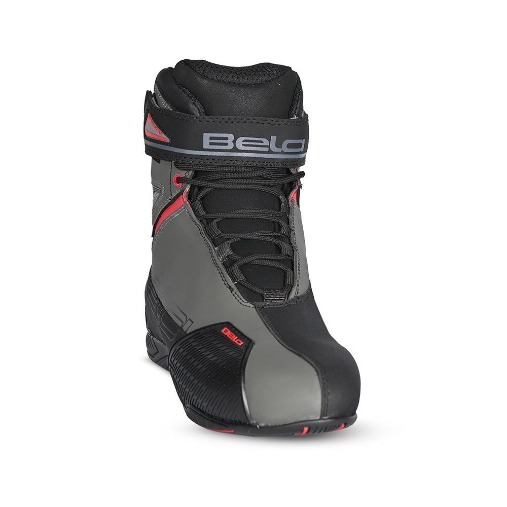 BELA - Botas Piel Blaze Man Negro/Gris/Rojo