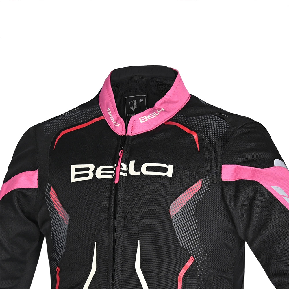 BELA - Chaqueta Textil Star Light Kids Negro/Rosa