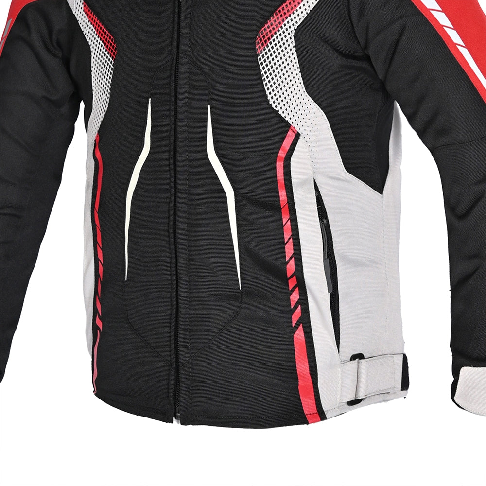 BELA - Chaqueta Textil Star Light Kids Negro/Rojo/Hielo