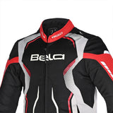 BELA - Chaqueta Textil Star Light Kids Negro/Rojo/Hielo