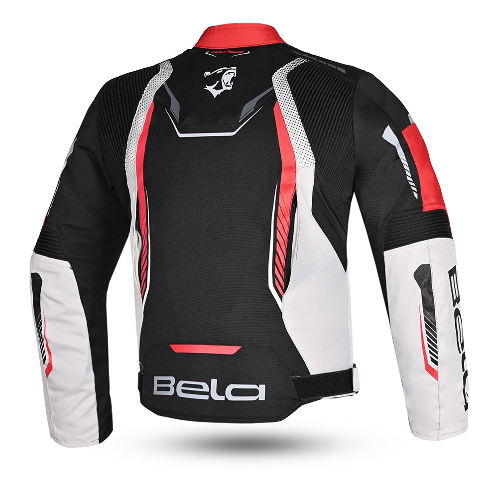 BELA - Chaqueta Textil Star Light Kids Negro/Rojo/Hielo