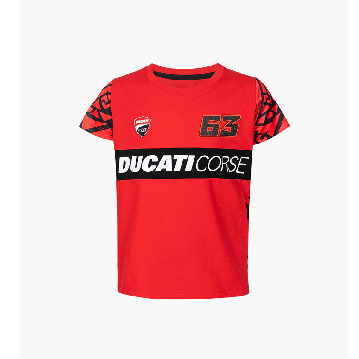 DUCATI - T-SHIRT PECCO BAGNAIA LADY 63 ROJO