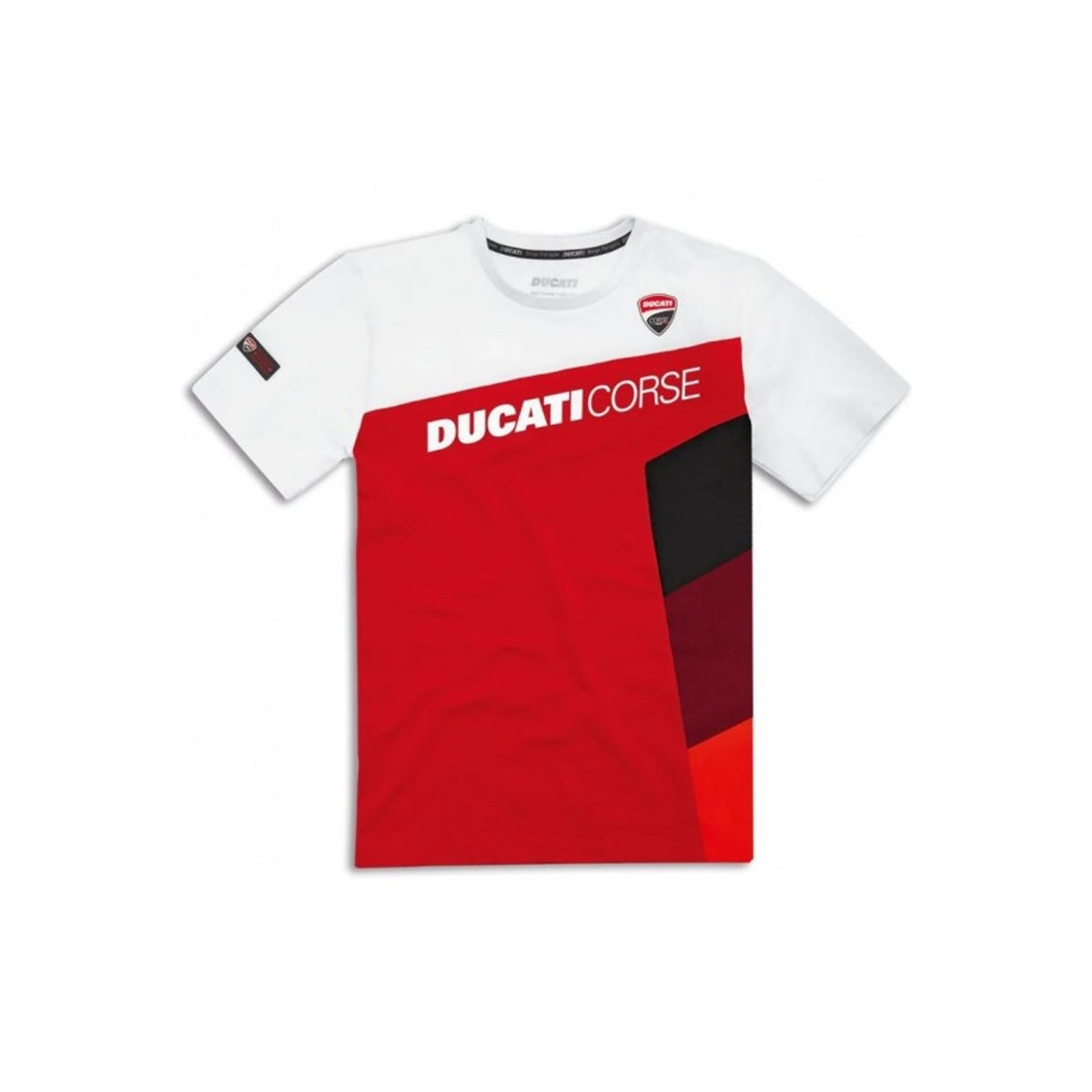 DUCATI CORSE MAN T-SHIRT ROJO/NEGRO/BLANCO