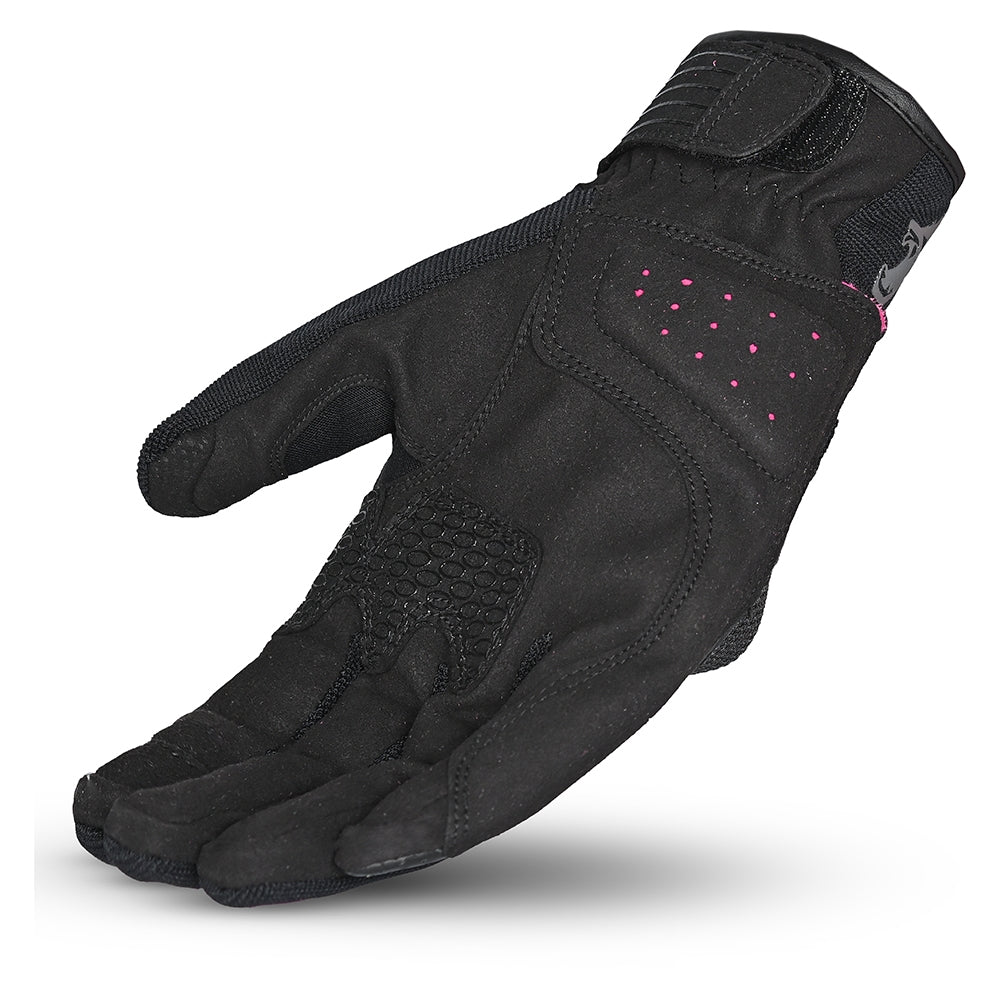 BELA - GUANTE TEXTIL HERO AIR LADY NEGRO/ROSA