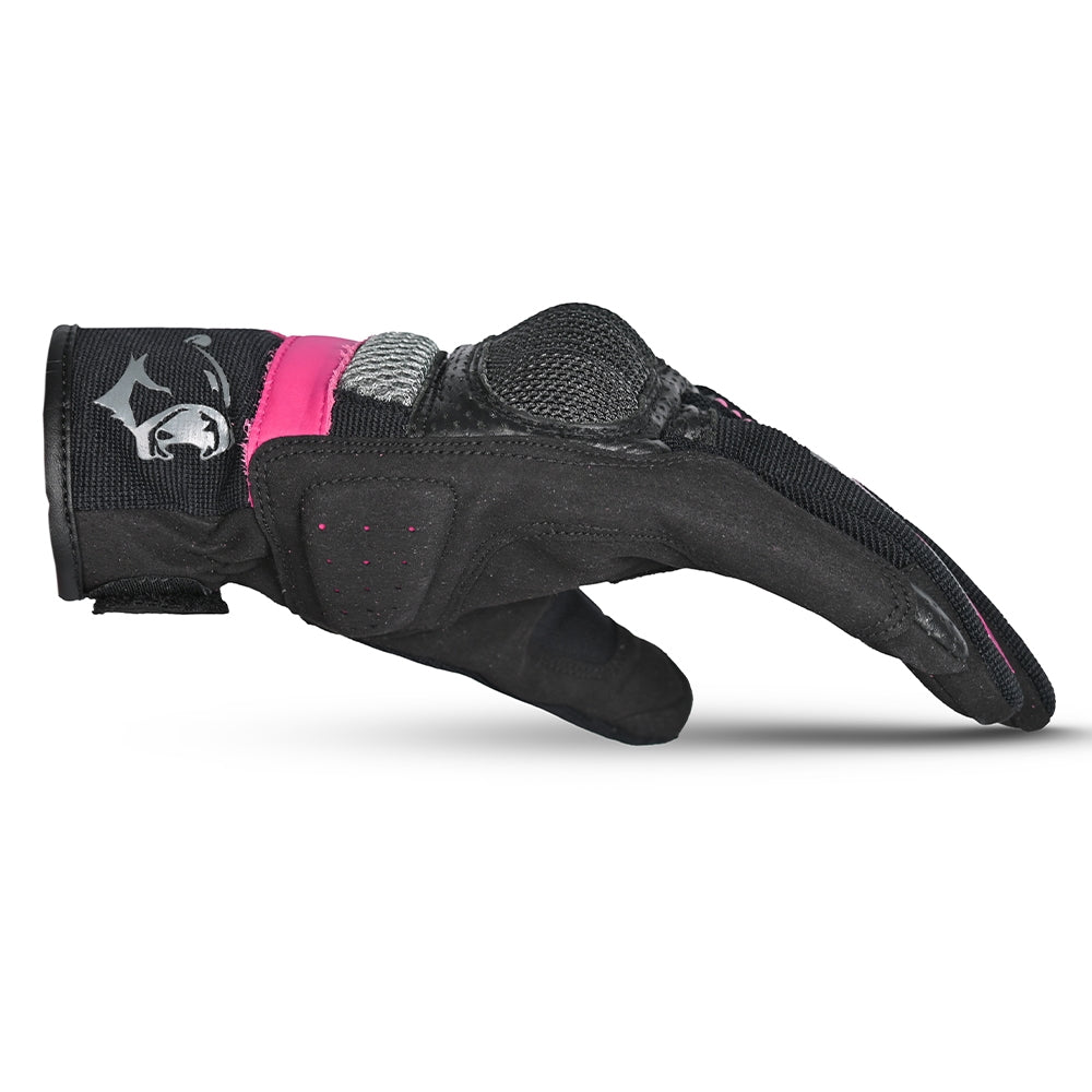 BELA - GUANTE TEXTIL HERO AIR LADY NEGRO/ROSA