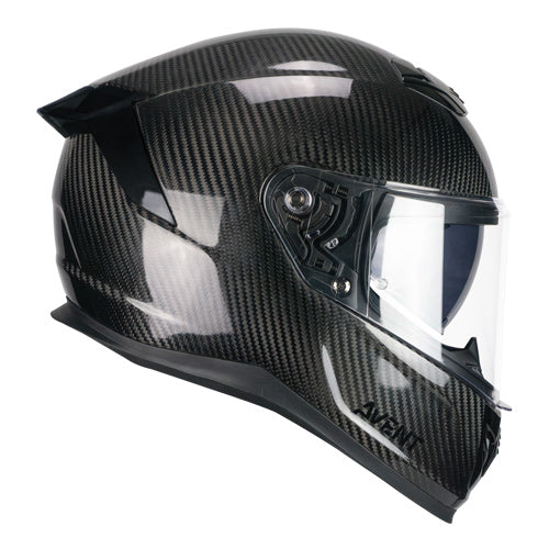 CGM 361C AVENT PRO Carbon Integral Moto Casco Negro