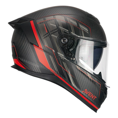 CGM 361 AVENT PRO SPORT Moto Integral Casco Rojo Carbón Mate