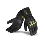 BELA - Guantes Textil Twix Lady Negro/Amarillo Fluor