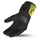 BELA - Guantes Textil Twix Lady Negro/Amarillo Fluor